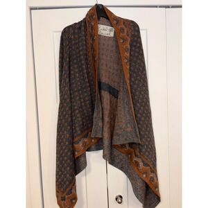 Field Flower Anthropologie Womens Open Front Cardigan Angora Cashmere Blend M